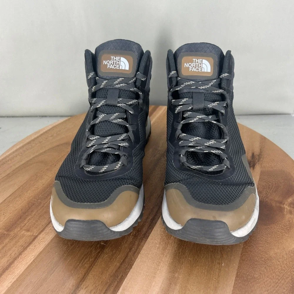 The North Face Mens Activist Futurelight Hiking Boots Black Brown Size 10
